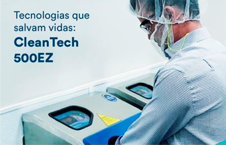 NOVO EQUIPAMENTO FACILITA HIGIENIZAÇÃO DE PROFISSIONAIS DE SAÚDE
